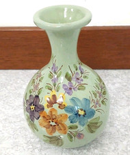 VASO  VASETTO CERAMICA FIORI  MOTIVO FLOREALE