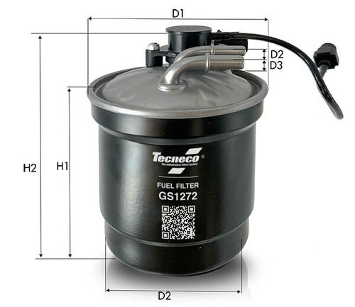 Filtro gasolio completo ford - gasolio,