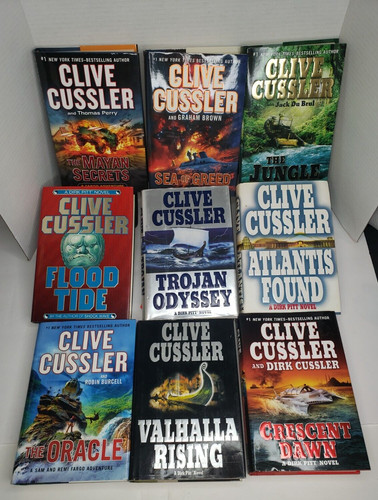 Lot clive cussler books - lot, of