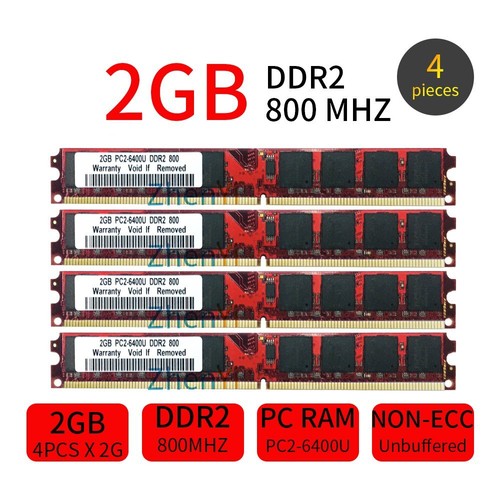 Kit gb pc2 6400u - 8, 4x