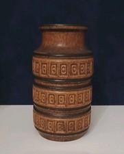 Vaso Ceramica Scheurich W.Germany Design Geometrico Vintage