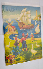 Saiwa Biscotti Wafer cartolina pubblicitaria da ritagliare