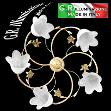 PLAFONIERA IN FERRO BATTUTO 5