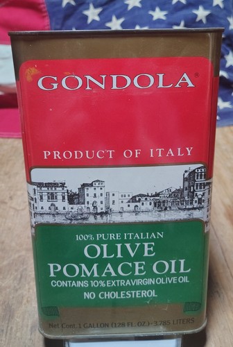 Latta pubblicitaria olio oliva
