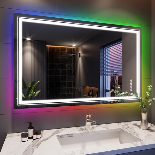 Specchio vanità parete bagno - specchio,