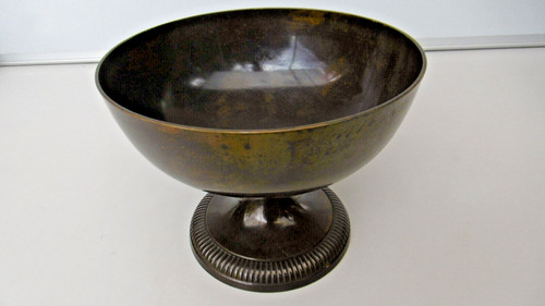 Coupe piedouche métal patine - piedouche,