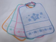 BAVAGLIA BAVAGLINO BAVETTA "STELLA" PER ASILO DA RICAMARE PERSONALIZZABILE