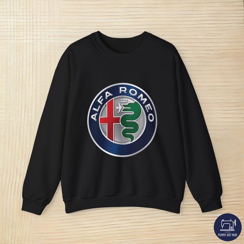 Felpa unisex logo alfa romeo - felpa,