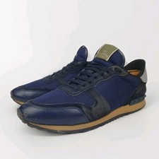 Sneakers Uomo VALENTINO GARAVANI Rockrunner Navy Scarpe da Ginnastica Taglia 44 UK 10