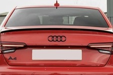 202mm logo arrière anneaux noir brillant  Audi coffre A3 A4 Q3 Q5 SQ3 SQ5