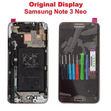 Display originale Samsung Note 3 Neo con cornice nero touch screen schermo