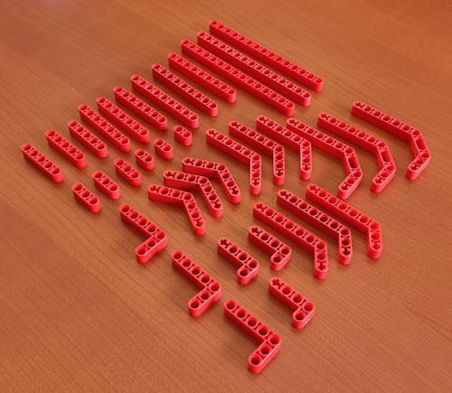 Lotto lego technic rosso - lotto,