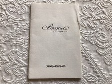 Libretto Booklet Istruzioni Breguet Marine 3400/4400/8400 - 8.99