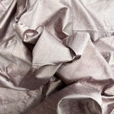 Shantung seta cangiante bianco