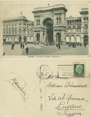 Milano galleria vitt eman - milano, vitt.