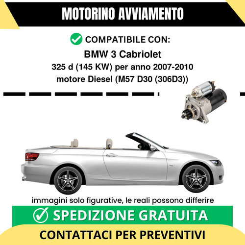 Motorino avviamento bmw - avviamento,