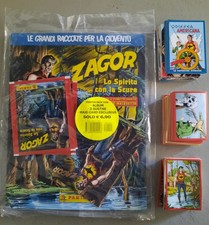 ALBUM PANINI ZAGOR LO SPIRITO CON LA SC  VUOTO + SET FIGURINE COMPLETO  PERFETTO