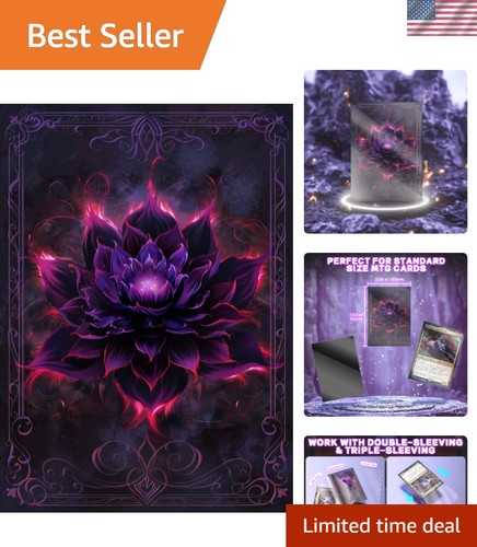Mtg card sleeves - card, lotus