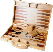 - 150536 - Set Di Backgammon in Legno Intarsiato