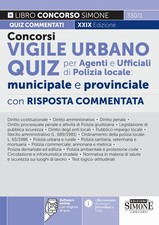 Libro - Concorsi Vigile Urbano. Quiz Per Agenti E Ufficiali Di Polizia Locale: M
