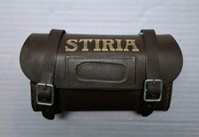 BORSELLO CUOIO Vintage Bici STELLA VENETA + Kit Attrezzi