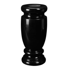 Vaso cimitero in granito nero