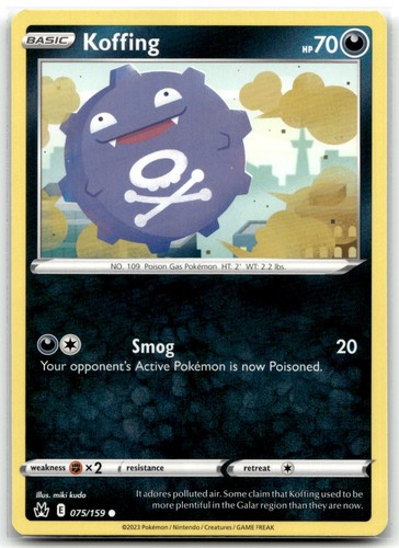Koffing 075 159 swsh - koffing, swsh: