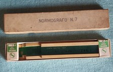 normografo n.7 e n.5 + pennini e penna