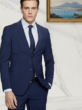 Abito Uomo blu Navy Elegante