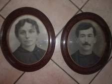 Coppia di cornici ovali