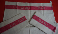 La Gioia Bari tessuto cotone simil Juta canovaccio di pregio d'epoca Puglia