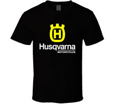 T-shirt stile moto Husqvarna