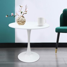 White 31.5" Dining Table Tulip