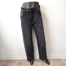 Pantalone jeans donna nero con