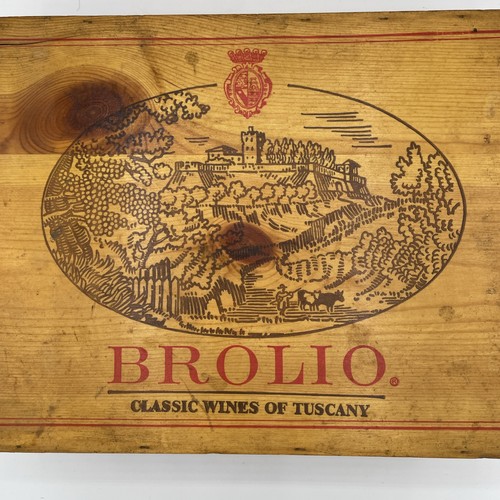 Wood wine crate - crate, /box