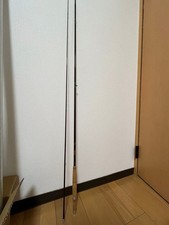 Hardy Glass Fly Rod #4 8 piedi (245 cm) vintage, usato, senza tubo