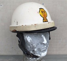 Casco vintage Ubott motociclista della P.S. anni '60/70 originale