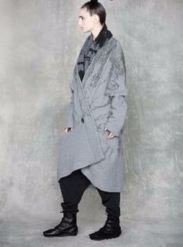 Cappotto maglione maglia lana