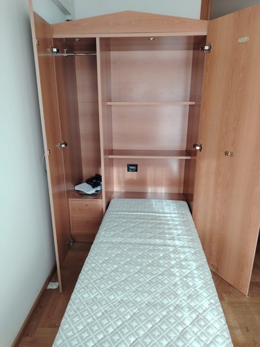 Armadio con letto singolo - con, a