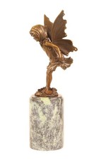 Scultura in bronzo fata elfo
