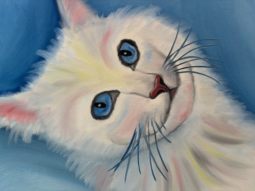 Dipinto olio originale arte - , su