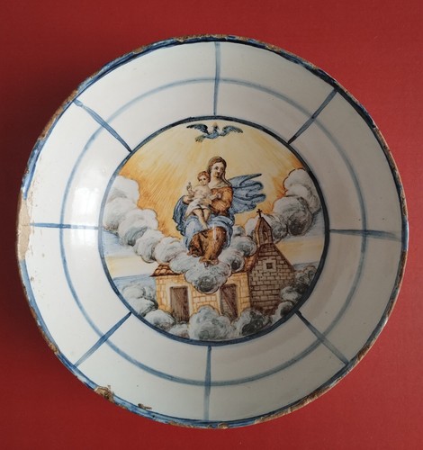Scodella maiolica castelli - maiolica,