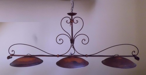 Lampadario bilancia ferro - lampadario,
