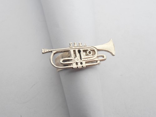 Tromba anello argento - :, in