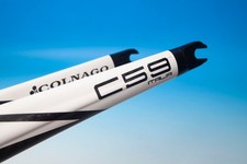 FORCELLA COLNAGO C59 700c CARBON 1-1/8" bianca gialla nera stelo da 32,5 cm