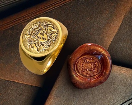 Anello personalizzato placcato - anello,