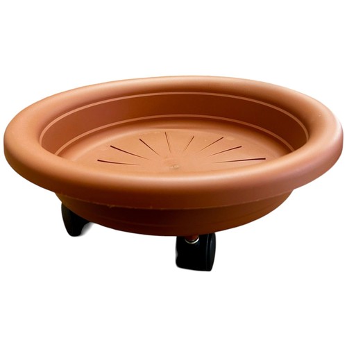 Sottovaso con rotelle art - con,