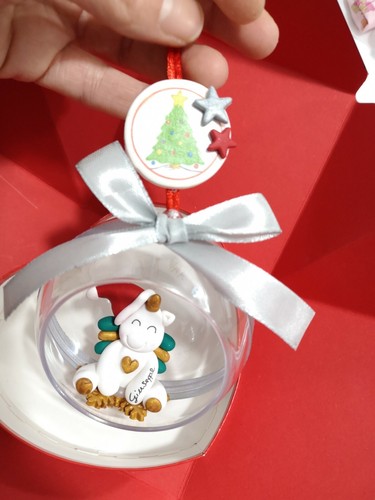 Palla natale trasparente - di,