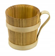 Boccale birra legno ciliegio