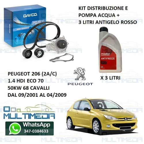 Kit distribuzione pompa - +,